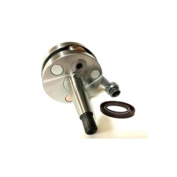 Albero motore CRIMAZ EASY volani tondi, cono 20, biella 97 dal pieno, corsa 51, spalle 87,5 + 83,5, Vespa 125 ET3 Primavera